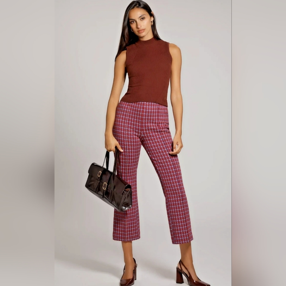 The Margot Kick-Flare Cropped Pants by Maeve